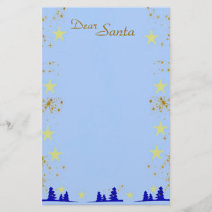Magic Stars Stationery Brevpapper