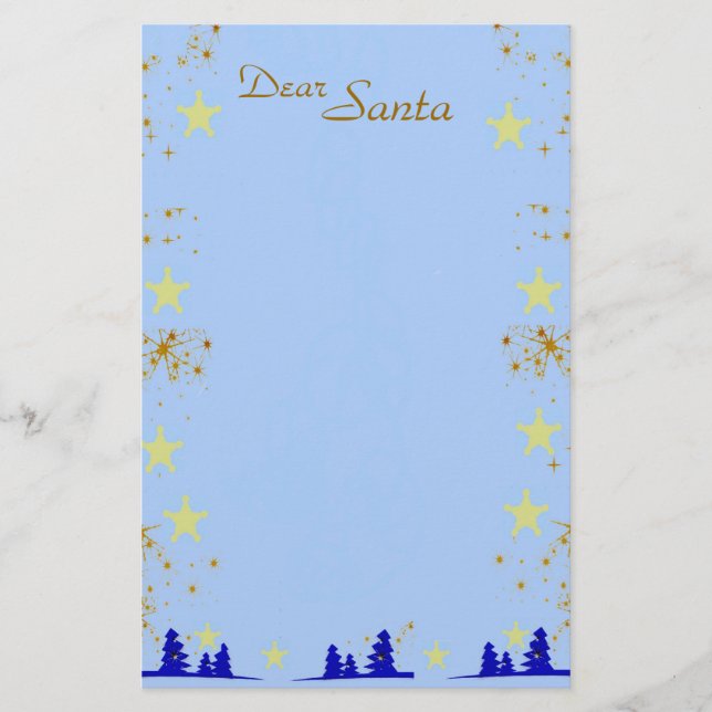 Magic Stars Stationery Brevpapper (Framsida)