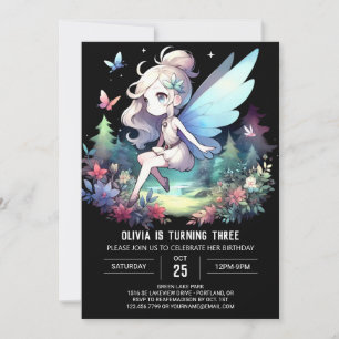 Magic Stollig Fairy Birthday Inbjudningar