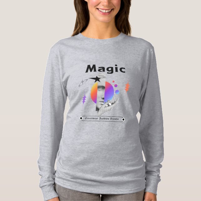 Magic Streetwear Mode - Modern Trendig Design T Shirt (Framsida)
