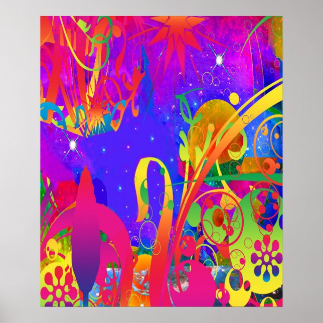 Magic Summer Garden Poster (Framsidan)