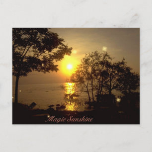 Magic Sunshine-vykort Vykort