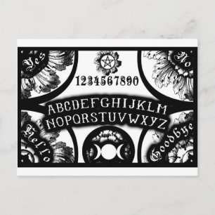 Magic Talking Occult Board Design Vykort