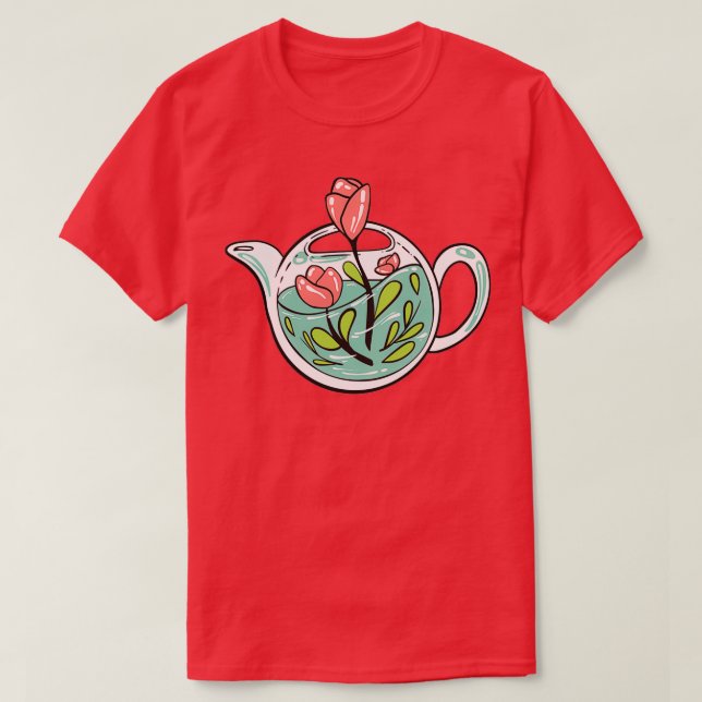 Magic Tea Pot T Shirt (Design framsida)