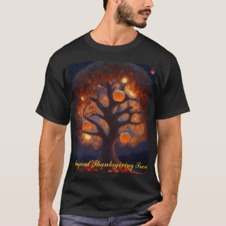Magic Thanksgiving Träd T Shirt