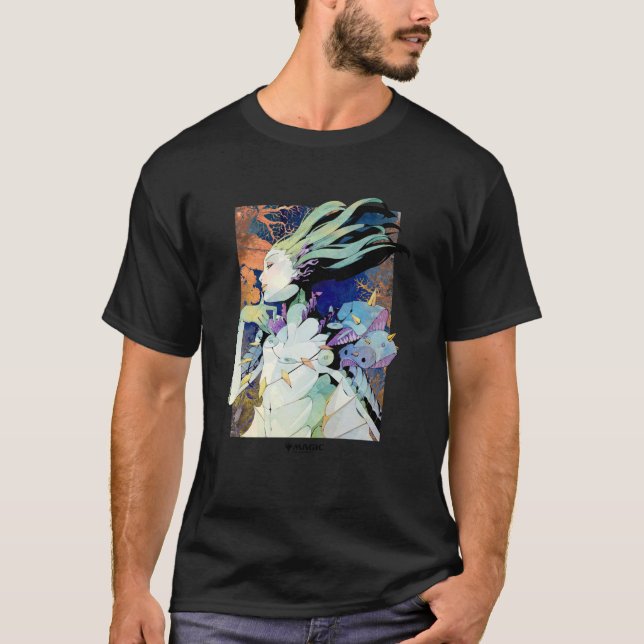 Magic The Gathering Merfolk Trollkarl Tempest Skör T Shirt (Framsida)