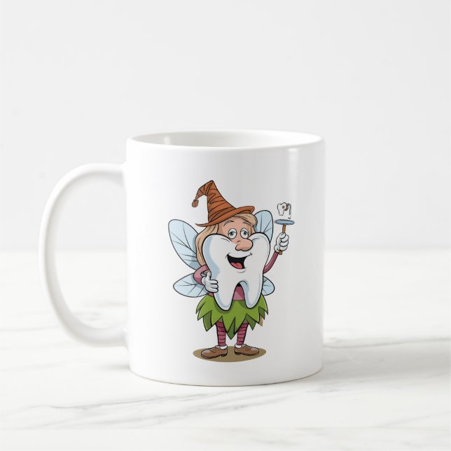 Magic Tooth Fairy Art Kaffemugg (Vänster)
