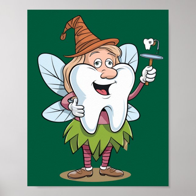 Magic Tooth Fairy Art Poster (Framsidan)