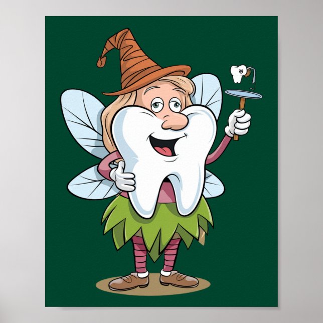 Magic Tooth Fairy Art Poster (Framsidan)