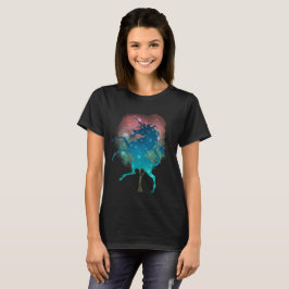 Magic träd och Unicorn Women t-shirt