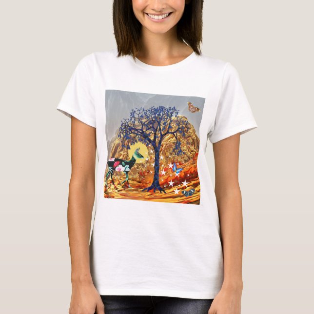 Magic Träd T Shirt (Framsida)