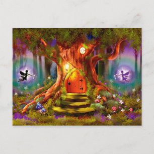 Magic Träd vycard Vykort