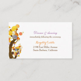 Magic Träd Wedding Reception Tilläggskort