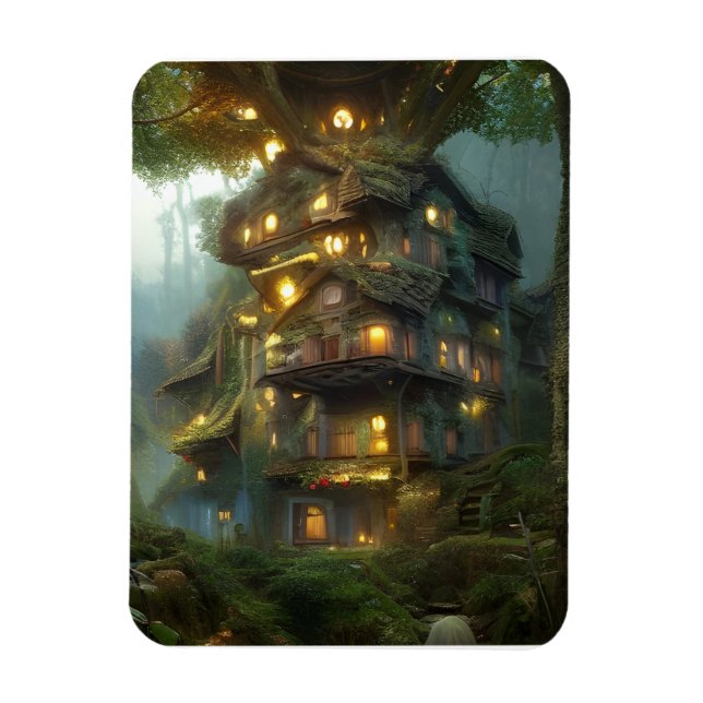 Magic Treehouse Colony Magnet (Vertikal)