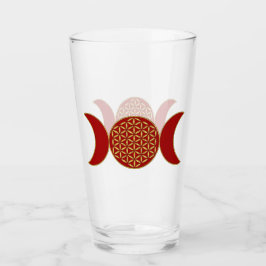 Magic Triple Måne - Spirit Flower of Life 1 Hoodie Glaskopp