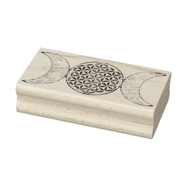 Magic Triple Måne - Spirit Flower of Life 2 Stämpel (Stämpel)