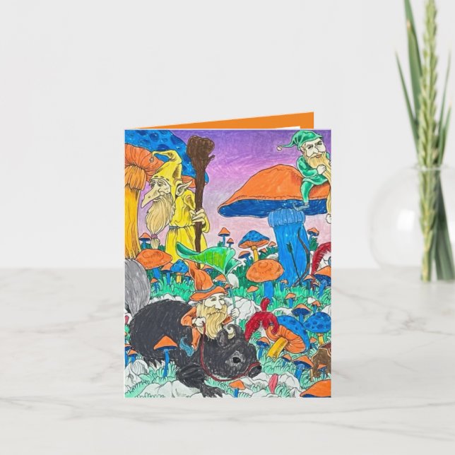 Magic Troll Card Tack Kort (Framsida)