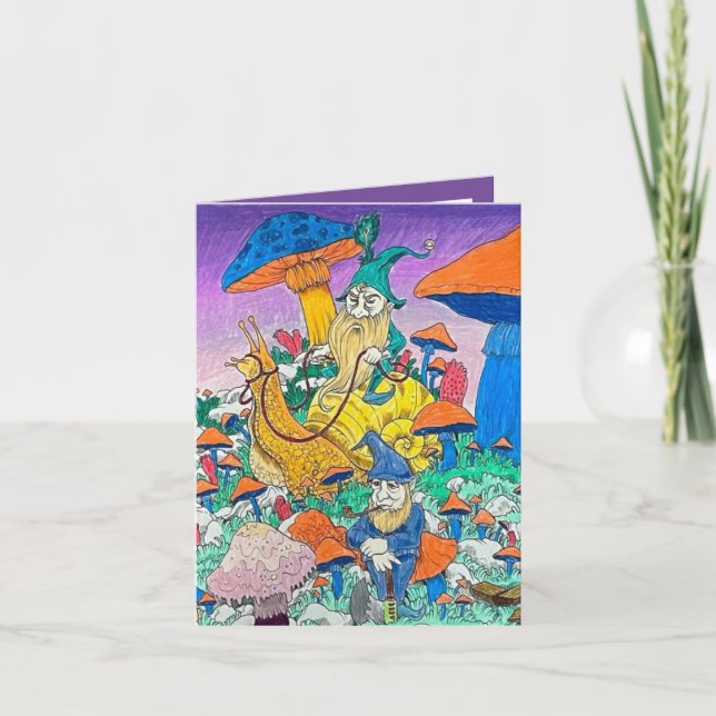 Magic Troll Card Tack Kort (Framsida)