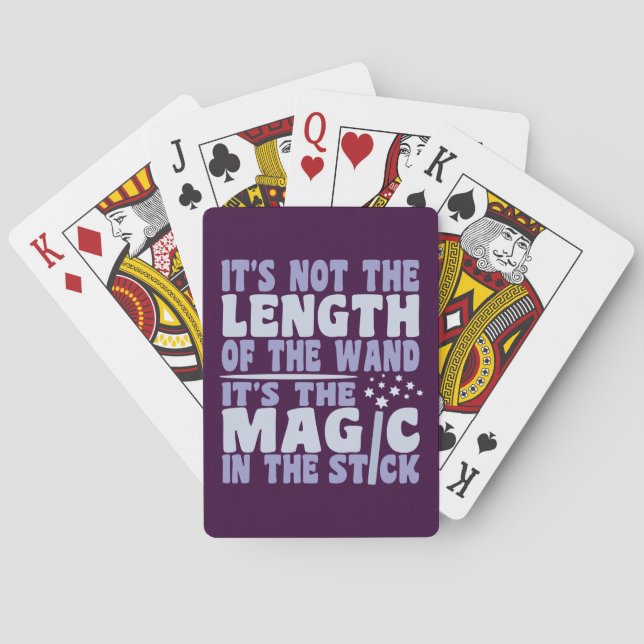 MAGIC-TROLLSPÖET spelar kort Casinokort (Baksidan)