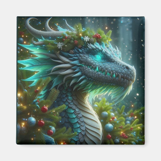 Magic Turcos-juldraken Magnet (Framsidan)
