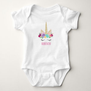 Magic Unicorn 1:a Birthday Baby Shirt T