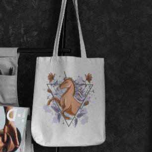 Magic Unicorn and Flowers Designing Tygkasse