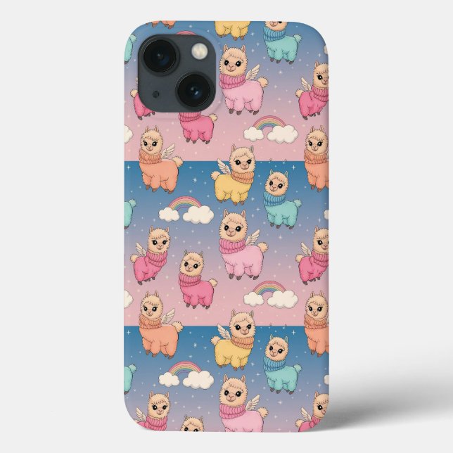 Magic Unicorn and Stars Mönster Design (Baksida)