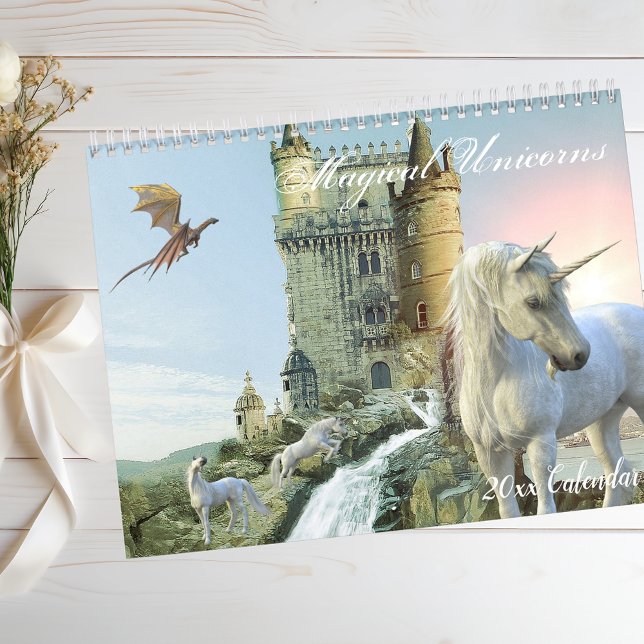 Magic Unicorn Bevackra Fantasy Land Kalender (Skapare uppladdad)