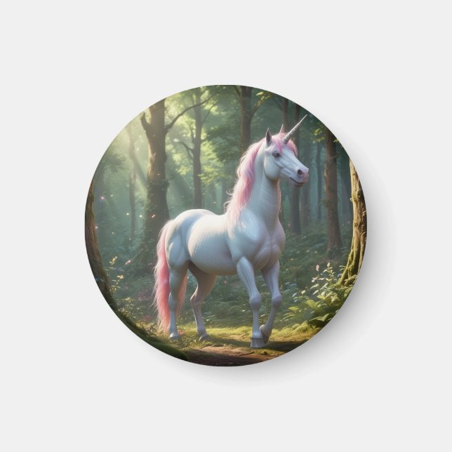 Magic Unicorn Birthday Magnet (Framsidan)