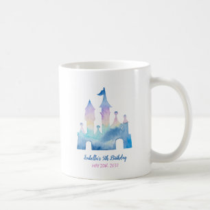 Magic Unicorn Castle Rainbow 5th Birthday Kaffemugg