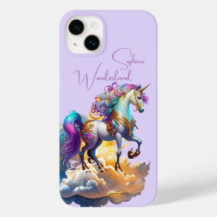 Magic Unicorn Fantasy-moln vackra födelsedag