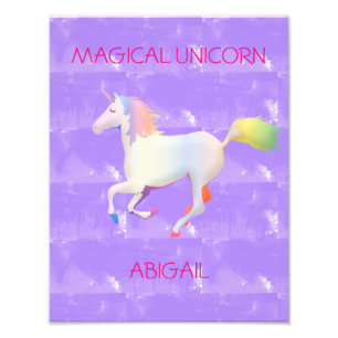 Magic Unicorn Fototryck