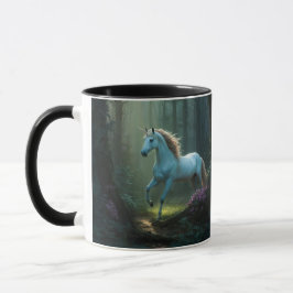 Magic Unicorn in Enchanted Forest Mugg