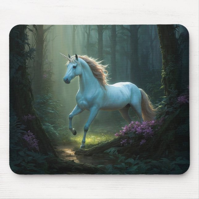 Magic Unicorn in Enchanted Forest Musmatta (Framsidan)