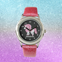 Magic Unicorn, lägg till namn-flickor Armbandsur