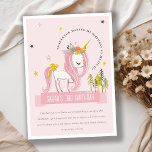 Magic Unicorn Lilac Rosa  Photo Birthday Tack Kort<br><div class="desc">Cute Magic Unicorn Kids TEEME Collection. - Det är en Elegant som är enkel att lida med... Ljuset från söt rosa gult Unicorn, perfekt för dina små magiska födelsedagsfester. Det är mycket enkelt att anpassa, med dina personuppgifter. Om du behöver någon annan matchande produkt eller anpassning kan du skicka ett...</div>