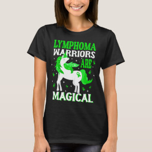 Magic Unicorn Lymphoma Warrior T Shirt