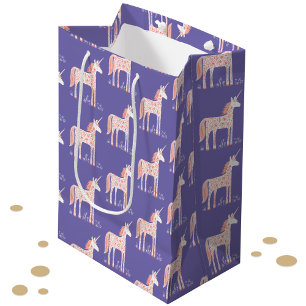 Magic Unicorn Mönster Lila