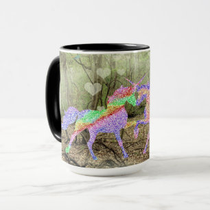 Magic Unicorn Mugg med Forest