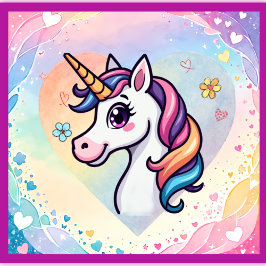 Magic Unicorn Nursery Poster Perfect Poster