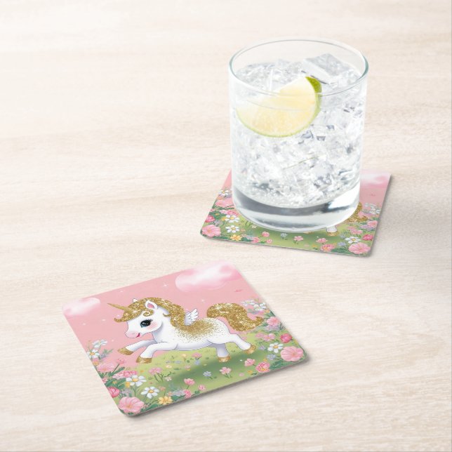 Magic Unicorn Papper Underlägg Kvadrat (Insitu)