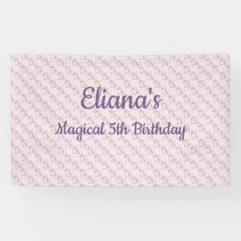 Magic Unicorn Pastel Rainbow Födelsedagsfest