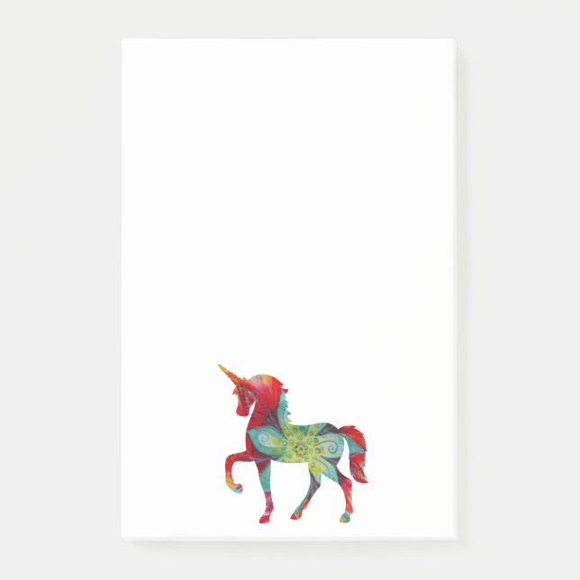 Magic Unicorn Post-it Notes Block (Framsida)