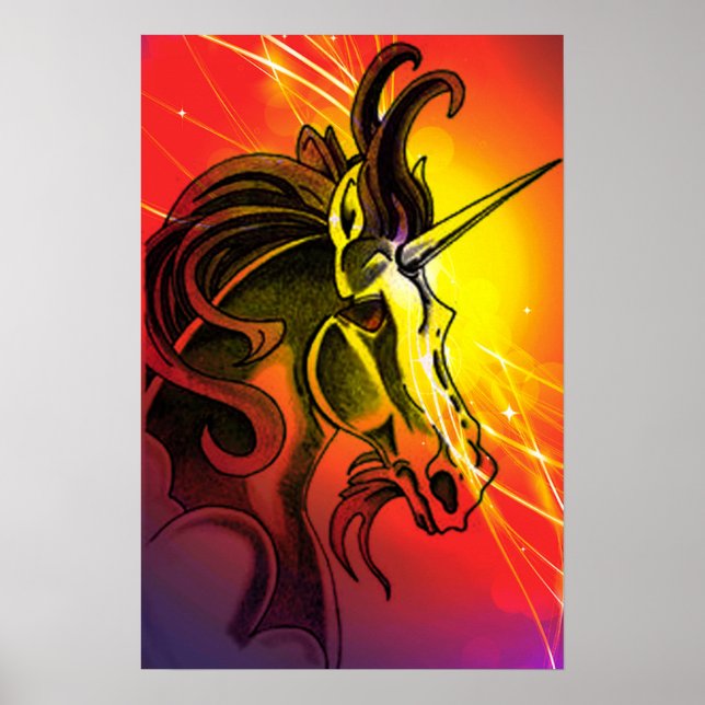 Magic Unicorn Poster (Framsidan)