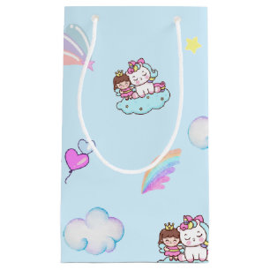 Magic Unicorn Princess Rinbow mönster gradient