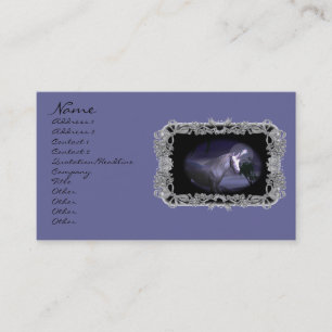 Magic Unicorn Profile Cards by Dragoncat Visitkort