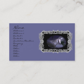 Magic Unicorn Profile Cards by Dragoncat Visitkort