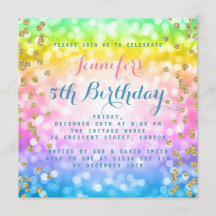 Magic Unicorn Rainbow Baby Barns födelsedag Party