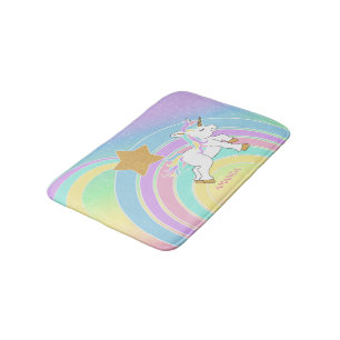 Magic Unicorn Rainbow Badrumsmatta