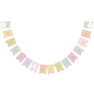 Magic Unicorn Rainbow Birthday Bunting Vimplar